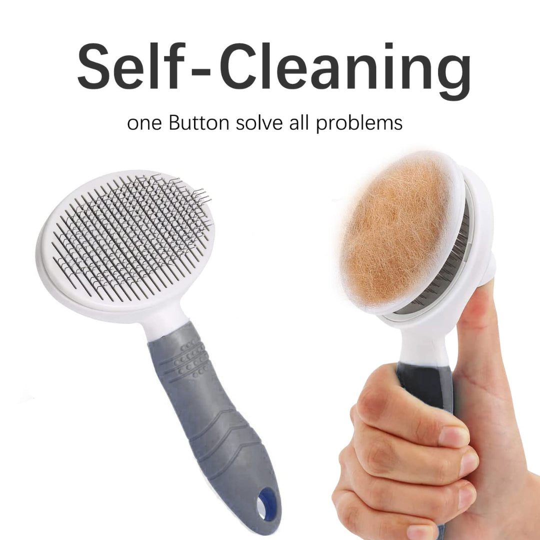 Pets Hair Grooming Massage Deshedding Cleaning Brush & Hair Remover Dog Cat Comb