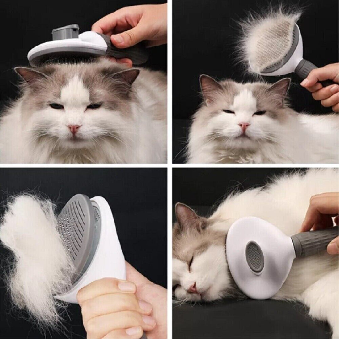 Pets Hair Grooming Massage Deshedding Cleaning Brush & Hair Remover Dog Cat Comb