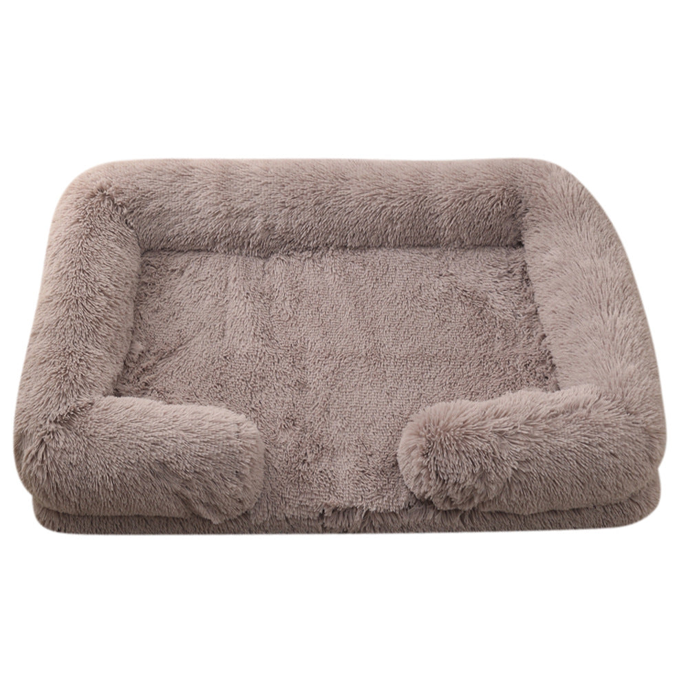 Plush round Pet Bed Dog Bed Winter