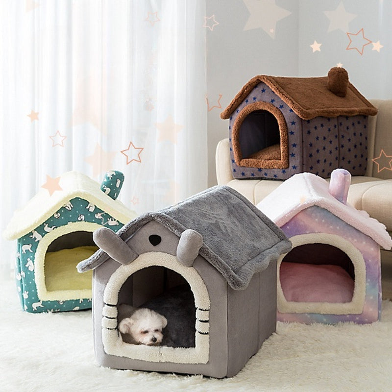 Pet Bed Small Dog Teddy Cat Litter Four Seasons Universal Dog House Dog Bed Pets Supplies