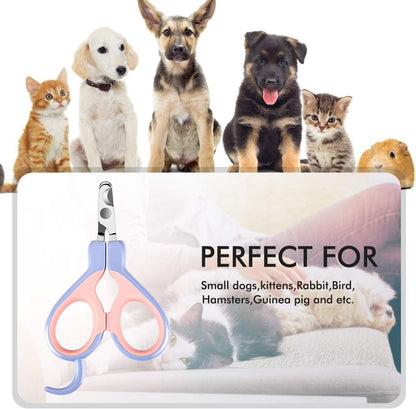 Dog & Cat Pets Nail Clippers with Safety Lock Sturdy Non Slip Handles - Professional Grooming Tool for Large and Small Animals