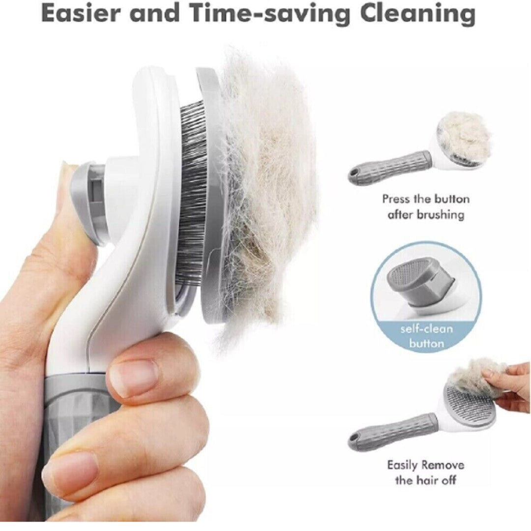 Pets Hair Grooming Massage Deshedding Cleaning Brush & Hair Remover Dog Cat Comb