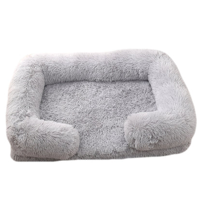 Plush round Pet Bed Dog Bed Winter